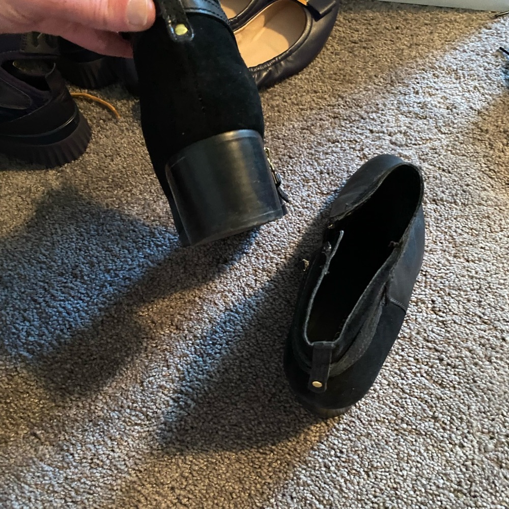 Black ankle boots